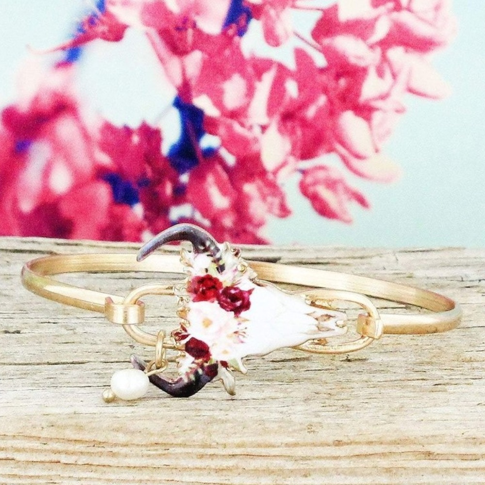 Cow Skull bracelet